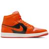 Air Jordan 1 Mid SE Rush Оранжевые женские кроссовки Crimson-Bliss DM3381-600