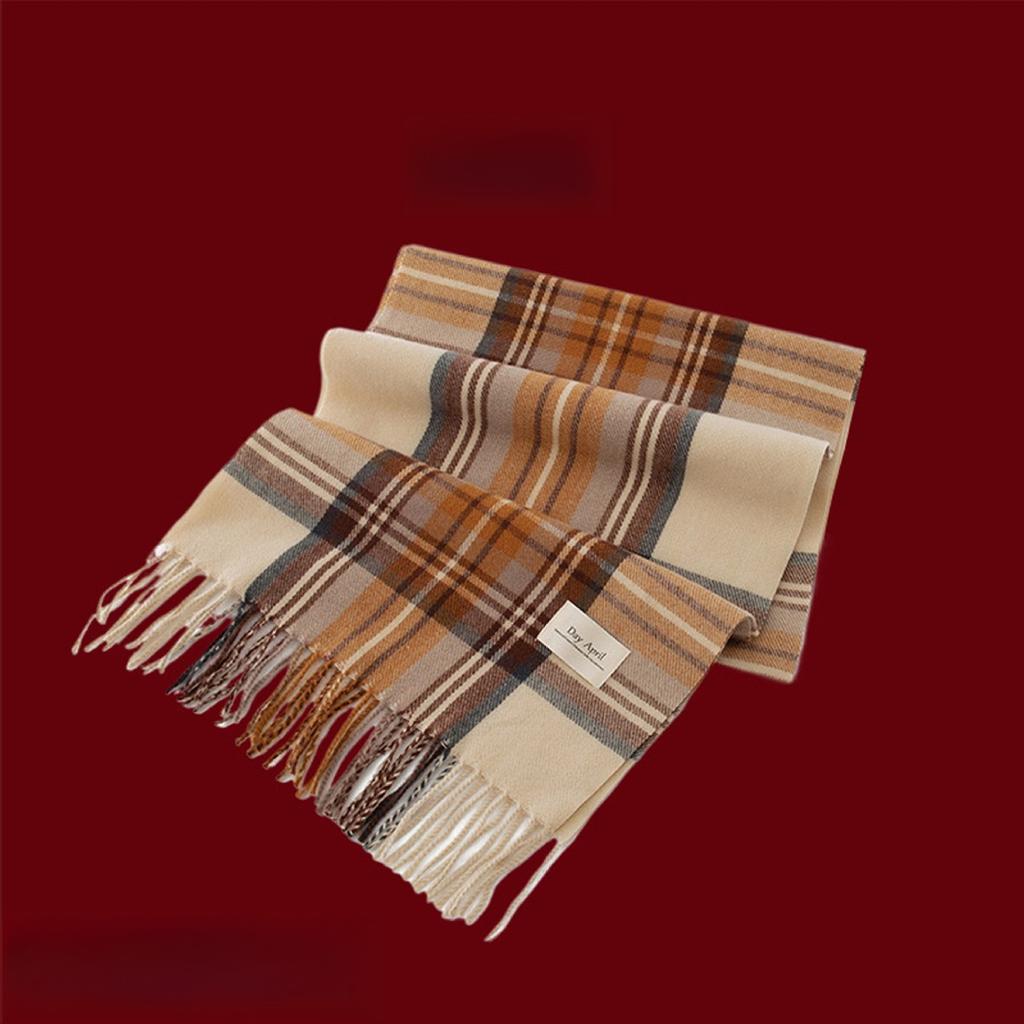 Plush Scarf, Plaid Scarf, Ladies' Warm Scarf, Scarf, Shawl