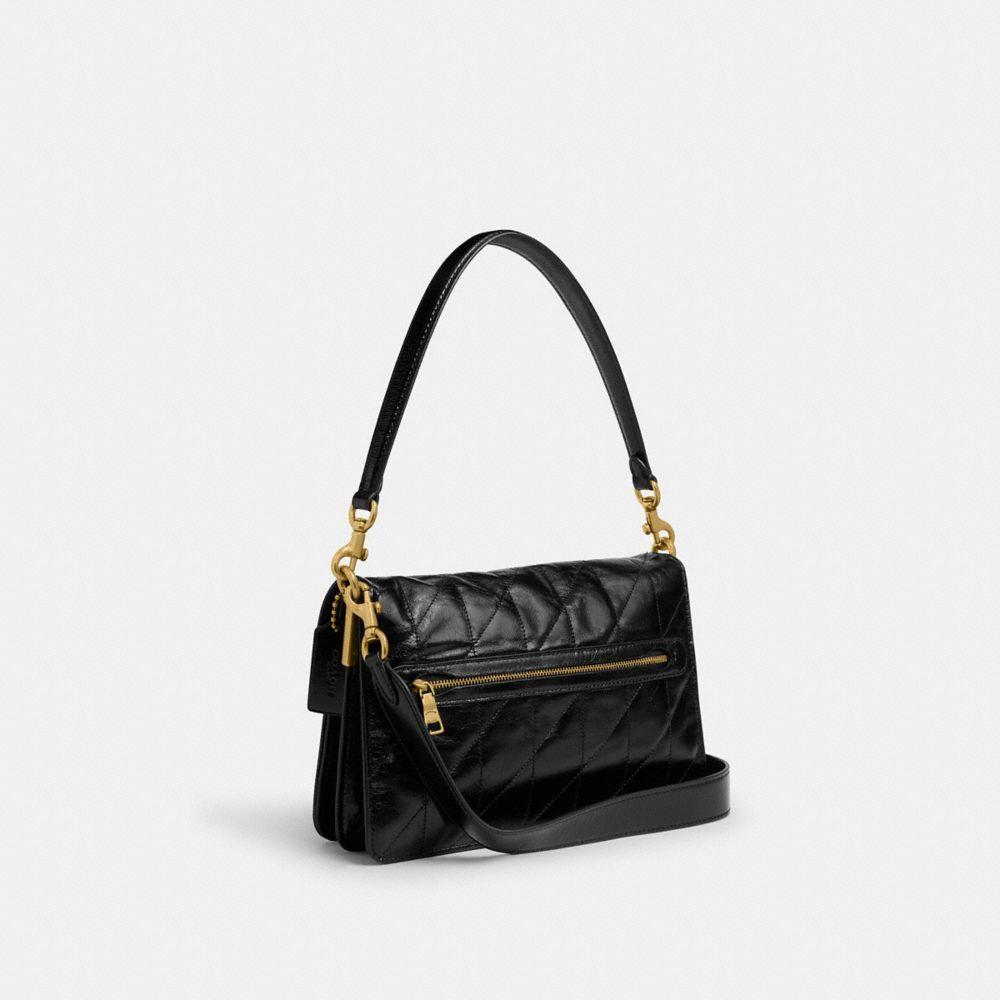 Coach Chain Tabby Shoulder Bag With Quilting Caf55 B4/Bk