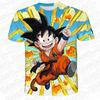 Летний Аниме 2026 Dragon Ball Сон Гоку 3D Печать Детская Футболка Модная