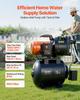 735W Shallow Well Pump with Pressure Tank, 3785 LPH, Irrigation Jet Pump with 19L Tank, Filter, Check Valve, Automatic Water Booster System, 1.4-2.8