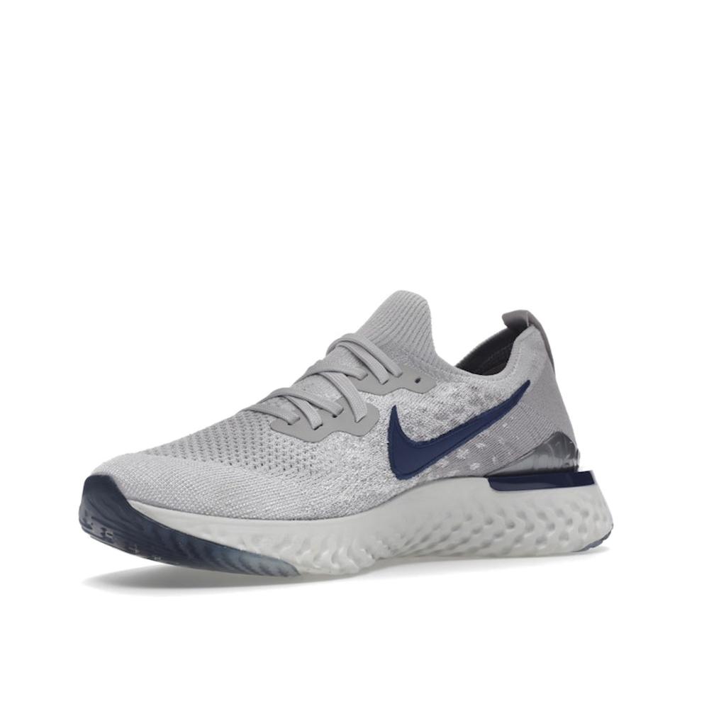 Nike Epic React Flyknit 2 Vast Grey Coastal Blue Men Sneakers Atmosphere BQ8928-015