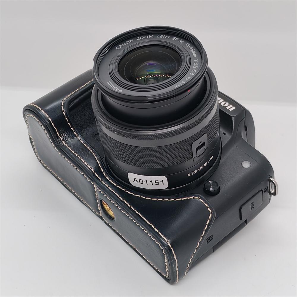 Получехол из искусственной кожи для камеры Canon EOS M50 M50II M50 Mark II с отверстием для аккумулятора, нижняя крышка