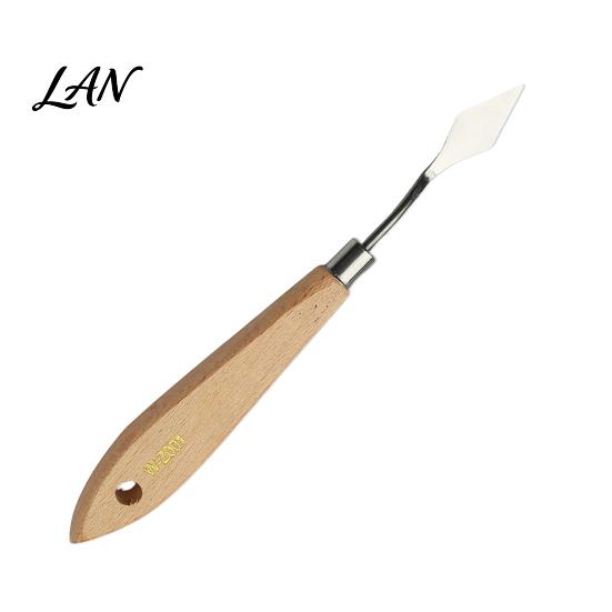 Acrylic Painting Tool Oil Scraper, Stainless Steel Palette Knives with Wood Handle Paint Spatula for Mixing Scraping And Layering Art Supplies Knife