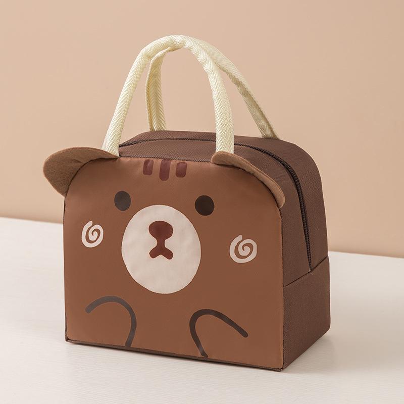 Cute Pet Cartoon Lunch Box Bag Children's Lunch Box Bag Lunch Box Bag Cute Lunch Box Bag Insulated Bag with Rice Bag