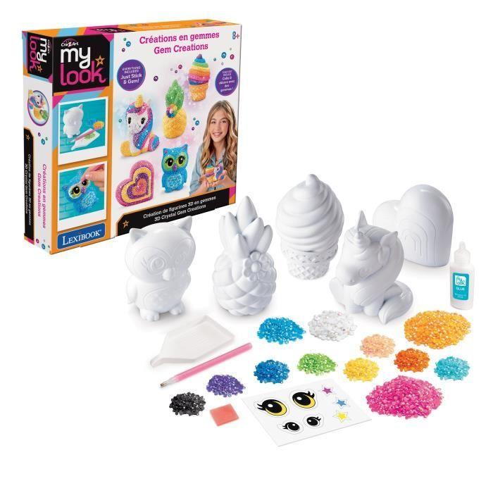 LEXIBOOK CRAZART - Création de figurines 3D en pierres précieuses - Des 8 ans