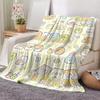 S-Sumikko Gurashi Anime Throw Flannel Throw Blanket: Soft Kid-Friendly Warm Anti-Static All Season Washable Couch Bed Home
