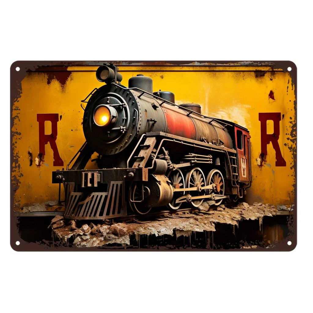 Винтажные постеры в старом стиле для грузовиков и поездов, металлические жестяные вывески, декоративные тарелки для клуба, человека, пещерного бара, отеля, кафе, Настенный декор