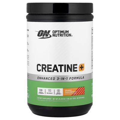Creatine+, Маракуйя-апельсин, 720 г(1,58 фунта)