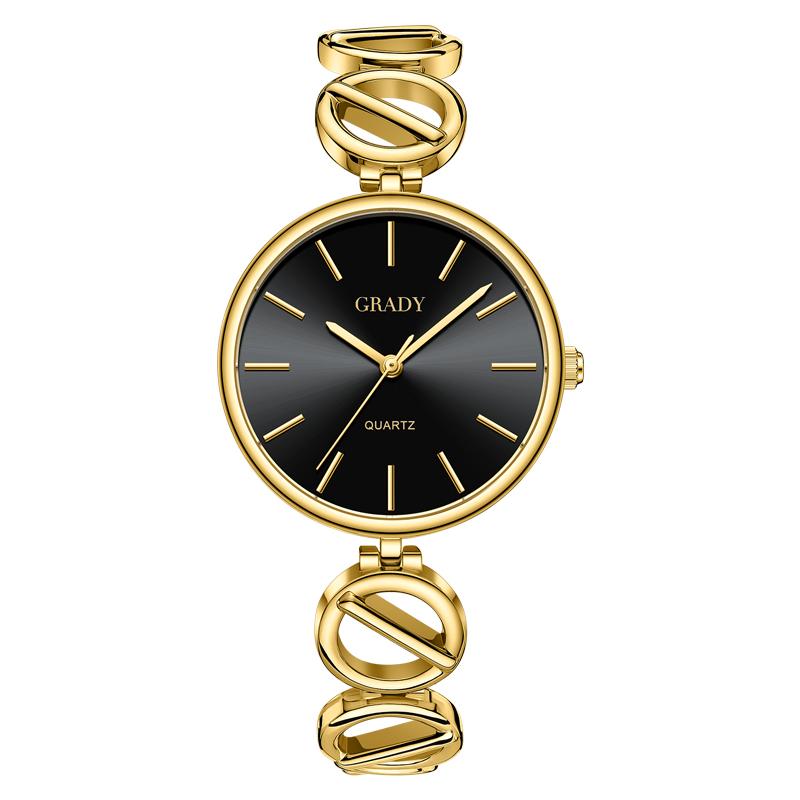 Women Watch Luxury Gold Ladies Watches GRADY Clock Waterproof Girls High Quality Fashion Quartz Wristwatch