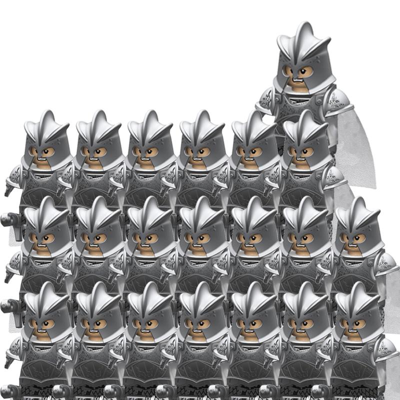 MOC Престолы Золотая Броня Воин Стражник Джейме Ланнистер Барристан Селми Мерин Трант Конструкторы Мини Экшн Фигурка Игрушки