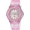 Casio LRW-200HS-4EV Аналоговые часы Прозрачно-розовые Женские Детские Импортная модель