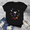 Coraline Amazing Tees Классические женские футболки Винтажная футболка с коротким рукавом и круглым вырезом Летняя одежда Женская одежда