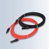 Удлинительный кабель для солнечной панели, разъемы MC4, 14AWG (2,5 мм²) Соединительный кабель PV, одножильный, красный, черный, постоянного тока, 1000 В 30 А, (1м/2м/3м)