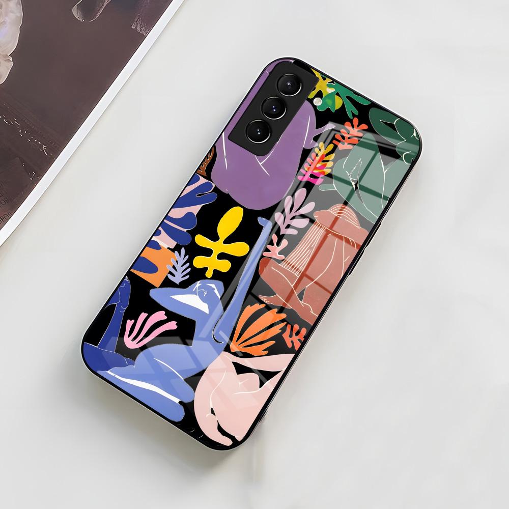 Чехол для телефона H-Henri M-Matisse Art Painting для Samsung A56 A36 A26 A16 A15 A25 A35 A55 A14 A34 A24 A54 Стеклянный чехол