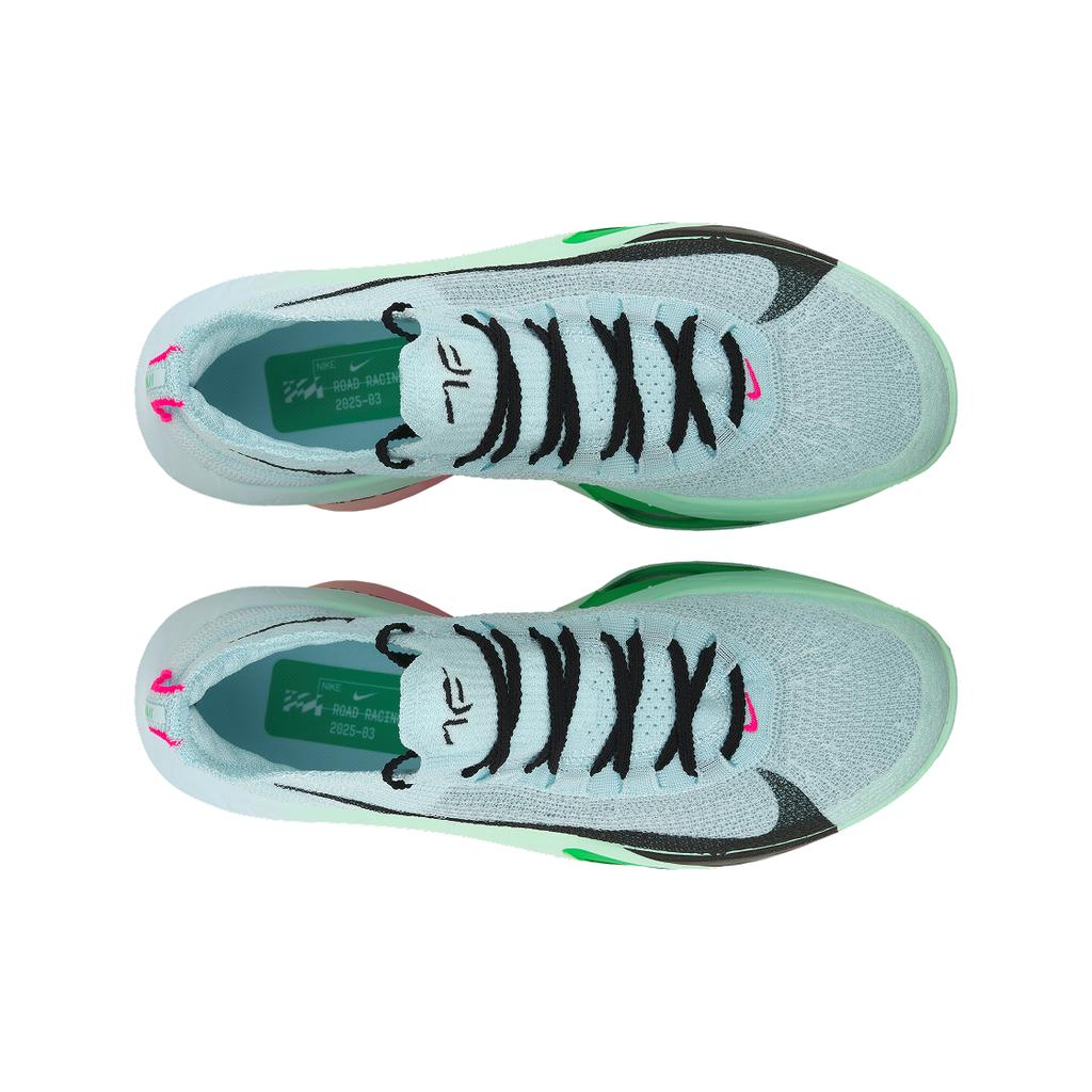 Nike Кроссовки мужские Air Zoom Alphafly NEXT% 3 Glacier Blue Mint Foam Зеленый-Шок Черный FD8311-400