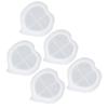 5pcs Leaf Silicone Mould Non-Stick DIY Ornaments Mould Resin Casting Mould  Beginners Craft