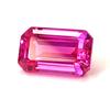 Excellent Pink Sapphire Emerald Cut 24-26 Ct Certified Loose Gemstone