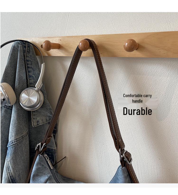 Women's Retro Minimalist Large-Capacity Tote Bag - High-End Outdoor Casual Shoulder Handbag