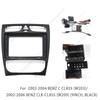 For Mercedes BENZ C-Klasse W203 CLK-klasse W209 G-klasse W463 Vito Viano W639 9 inch Car Radio Frame Kit Dash Panel GPS Fascias