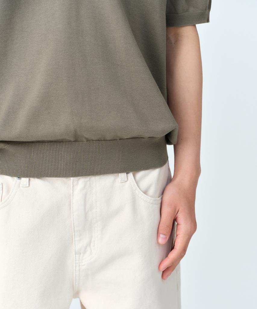 MUSINSA STANDARD Washable Supima Cotton Knitted Polo Shirt [Sage]