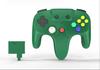 Беспроводной контроллер 2,4 ГГц для игровой приставки N64, встроенный вибромотор и функция Turbo, джойстик N64