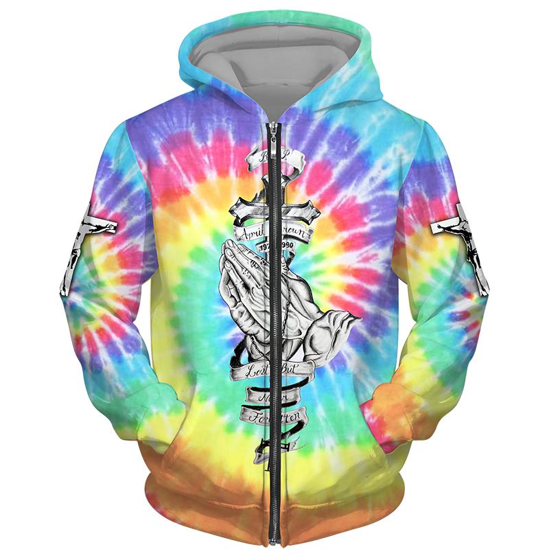 Spring Autumn Men's Zipper Hoodie Sweatshirts 3D Animal Lion Beast Printing Hooded Pullover Fashion Jacket Casual Sportswear