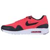 Air Max 1 Simple Fabric Synthetic Leather Low Top Marathon Running Shoes Men Sneaker Red White Black 724390-601