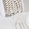 1Meter Colorful Glass Ball Beaded Chain Crystal Beads Necklace Body Chain Accessories for Jewelry Making Components DIY Supplies