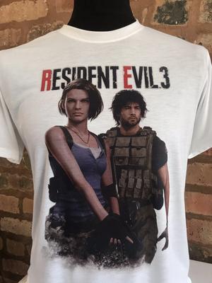 Футболка Resident Evil 3 100% Хлопок Мужская Топ - Мужские и Женские размеры S-XXL - Nemesis Jill Carlos Remake
