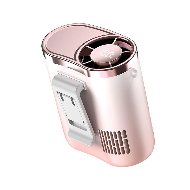 Portable Cooling Waist & Neck Fan: Mini Handheld Electric Fan for Outdoor Use