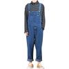 Men's Denim Overalls Japanese Retro Striped Jeans Men's Straight Loose Overalls Suspenders Korean Version of the Overalls