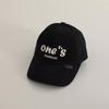 Spring Autumn Thin Kids Block Letter Embroidery Baseball Cap Stylish Boys Duckbill Hat