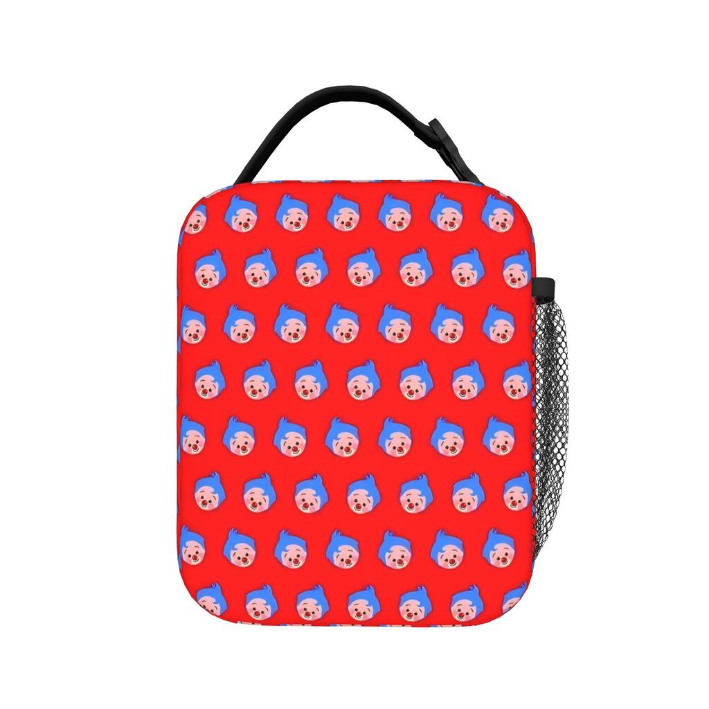 Clown P-Plims Insulated Lunch Bags Thermal Bag Reusable,Meal Container Cartoon High Capacity Tote Lunch Box Food Bag School