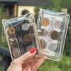 Coin Holder Hard Case Organizer Large Capacity Portable Lightweight Travel Coin Sorter Organizer with 6 Slots