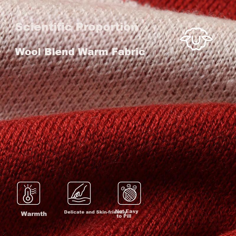 MiiOW Scarf for Women, Autumn And Winter Ladies' Wool-Blend Warm Neck Warmer, Gift for Girlfriend, Goddess Day Birthday Present, New Year Gift Box Set