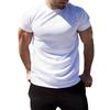Running T-Shirts Men's Sports Classic Solid Color Cotton Crew Neck Comfy Short Sleeve Tees Tops Summer Gym Fitness Clothing