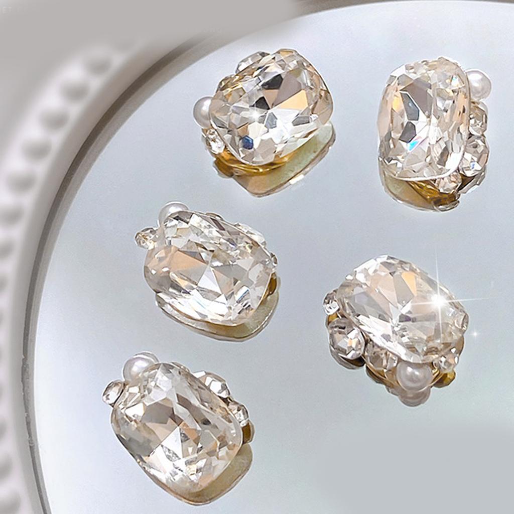 10 шт. модные стеклянные украшения для ногтей, подвески, хрустальные 3D алмазные стразы, сделай сам, стразы для ногтей, маникюр, украшение для ногтей