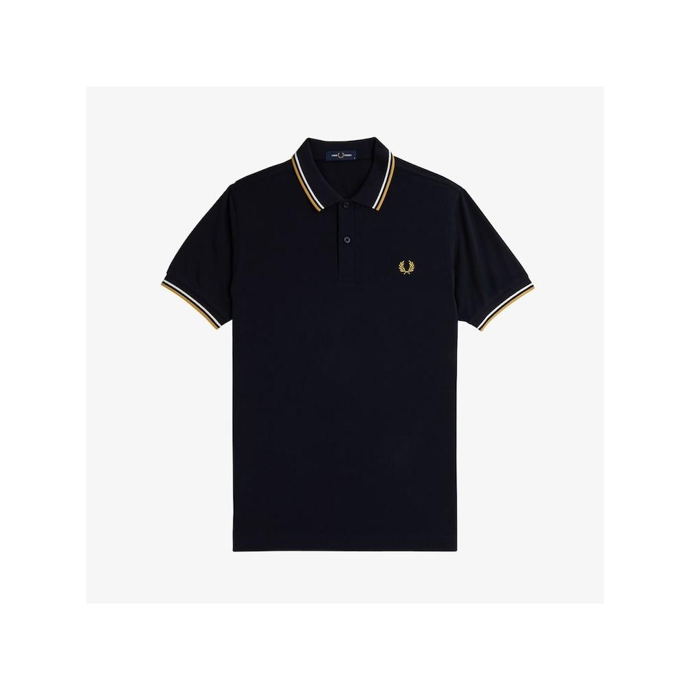Fred Perry [hq Genuine] Fred Perry [m3600] Футболка Twin Tip Fred Perry W53 Afpm2433600 W53 qzgAfpm2433600 W53