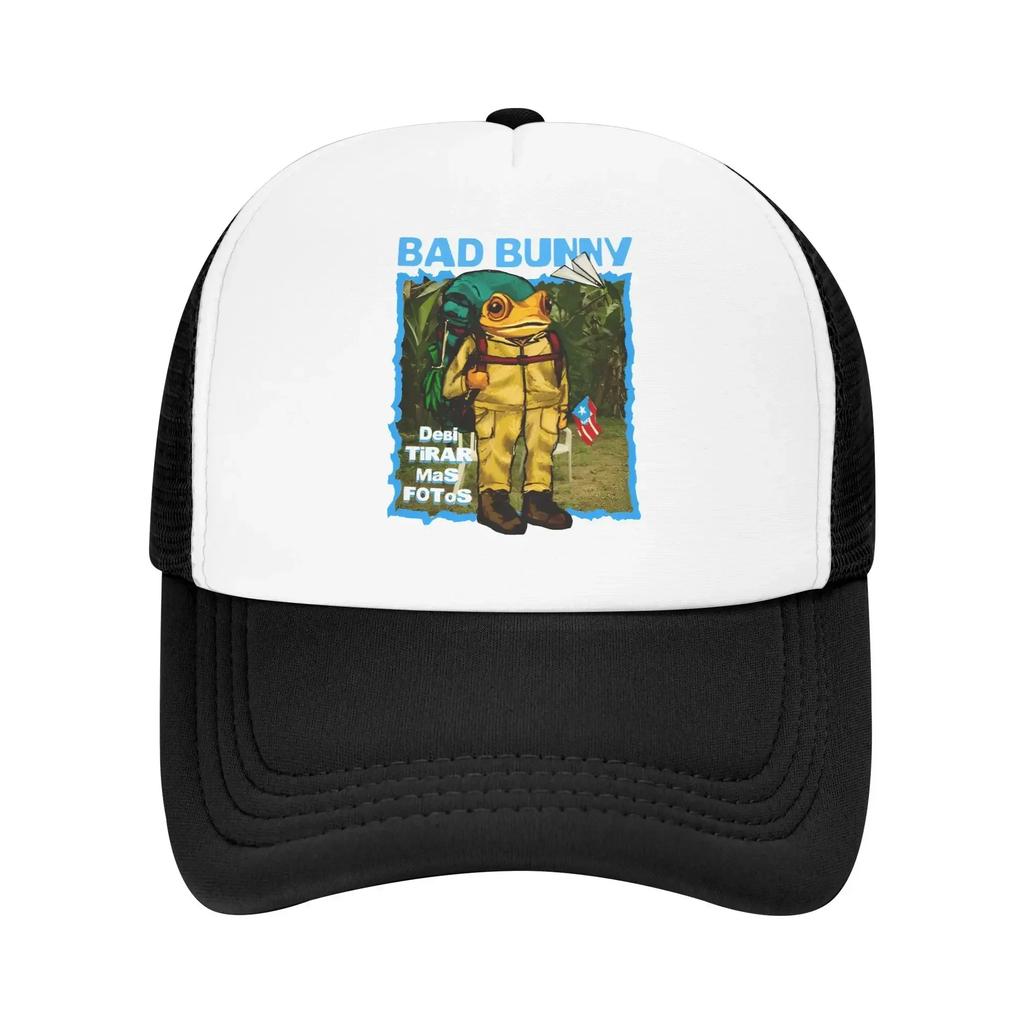 DTMF Debi Tirar Mas Fotos BAD BUNNY  Mesh Sun Hats Outdoor Sports Hot Sale Baseball Cap Women Unisex Classic Design Hip Hop Hats