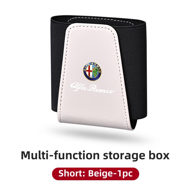 BBDL1 For Alfa Romeo Car Multi-functional Storage Box Cards Phone Key Pocket Self Adhesive For Alfa Romeo 159 Giulietta Giulia 147 Mit