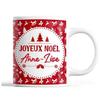 Mug - Noël Anne-Lise - Ceramic - Double-sided Print - 325 Ml - Red