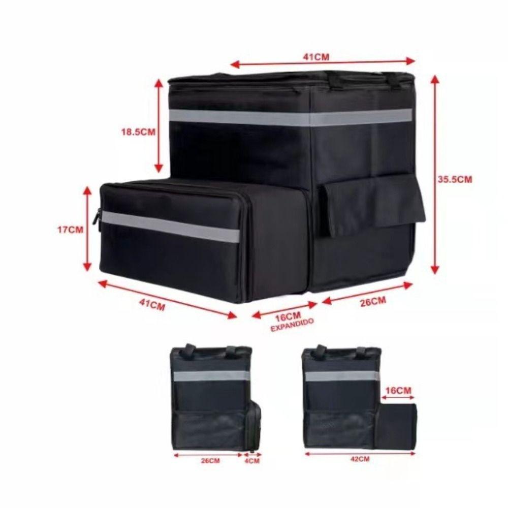 Waterproof Expandable Cooler Bag Large Capacity Thermal Food Storage Bag Outdoor