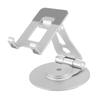Desk Phone Stand Adjustable Angle Height Prevent Slip Metal Universal Fit Portable Cell Phone Desk H