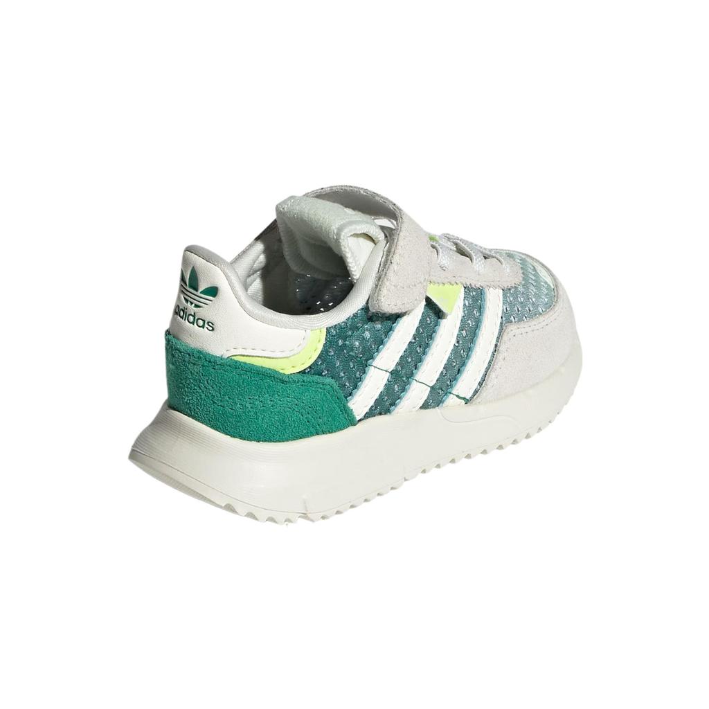 adidas Оригиналы Retropy F2 Тканевые Удобные Универсальные Модные Прочные Низкие Кроссовки для Ходьбы Детская Обувь Зеленый Белый JR7995