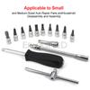 Car Repair Hand Tools Set Auto Repair Tool Kit 1/4” 3/8" Socket Wrench Set Metric Tool Kit For Car Motorcycle Bicycle