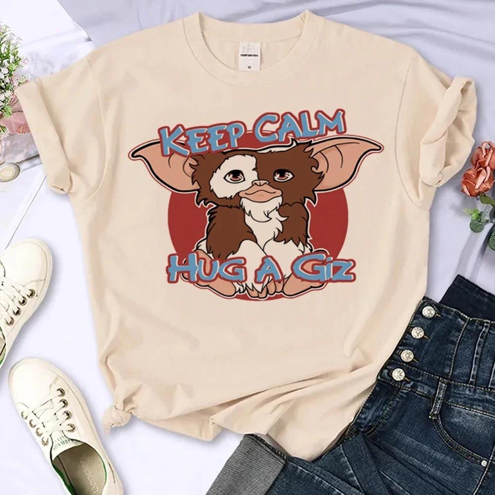 Camiseta Gremlins para mujerropa de calle de Anime camiseta cómica ropa de diseñador para mujerropa estética