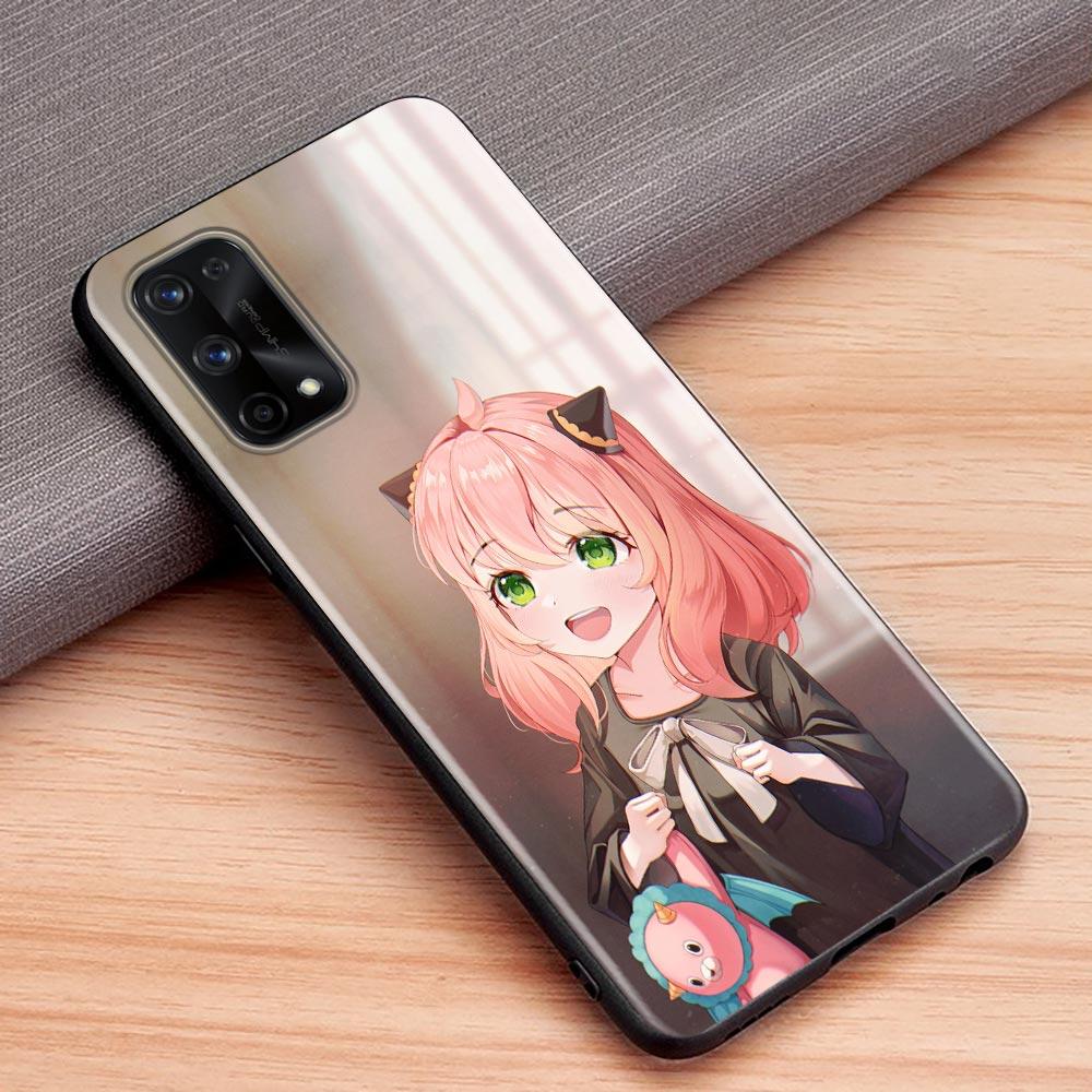 Чехол для телефона SPYx FAMILY Ania для OPPO Realme C1 C2 C3i C21 C21Y C25s C15 C11 C12 C20 XT GT GT2 X50 5G Narzo Pro, черный мягкий чехол