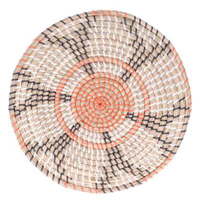 Изоляционная подкладка Скандинавские плетеные из соломы подставки Теплоизоляционные подкладки Настенное украшение для домаL