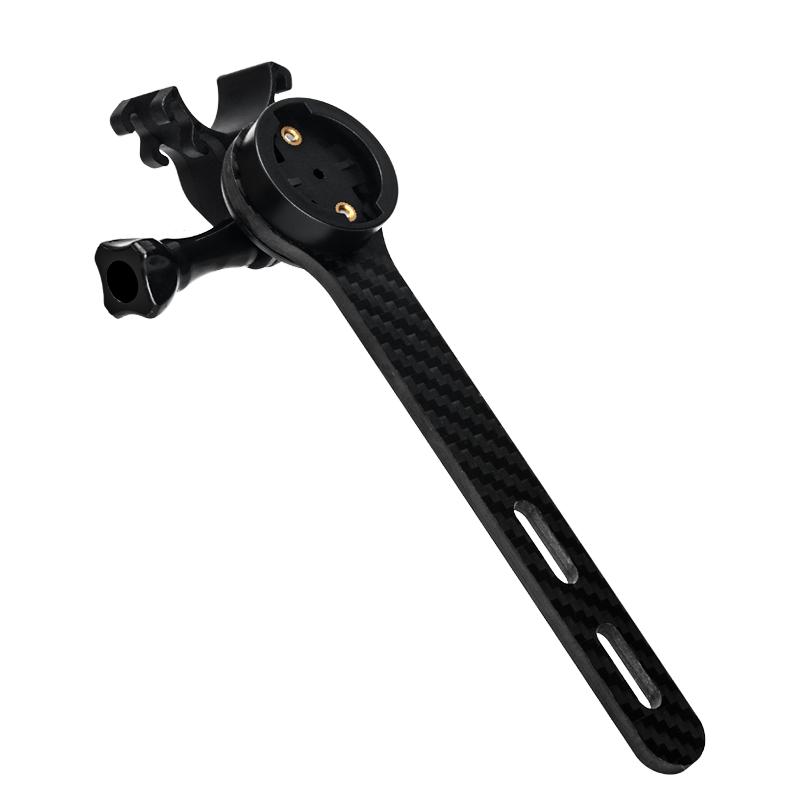 Держатель для велосипедного компьютера, кронштейн из углеродного волокна, дорожный велосипед, секундомер, спидометр, держатель для Garmin Gopro, подставка для фонаря Bryton